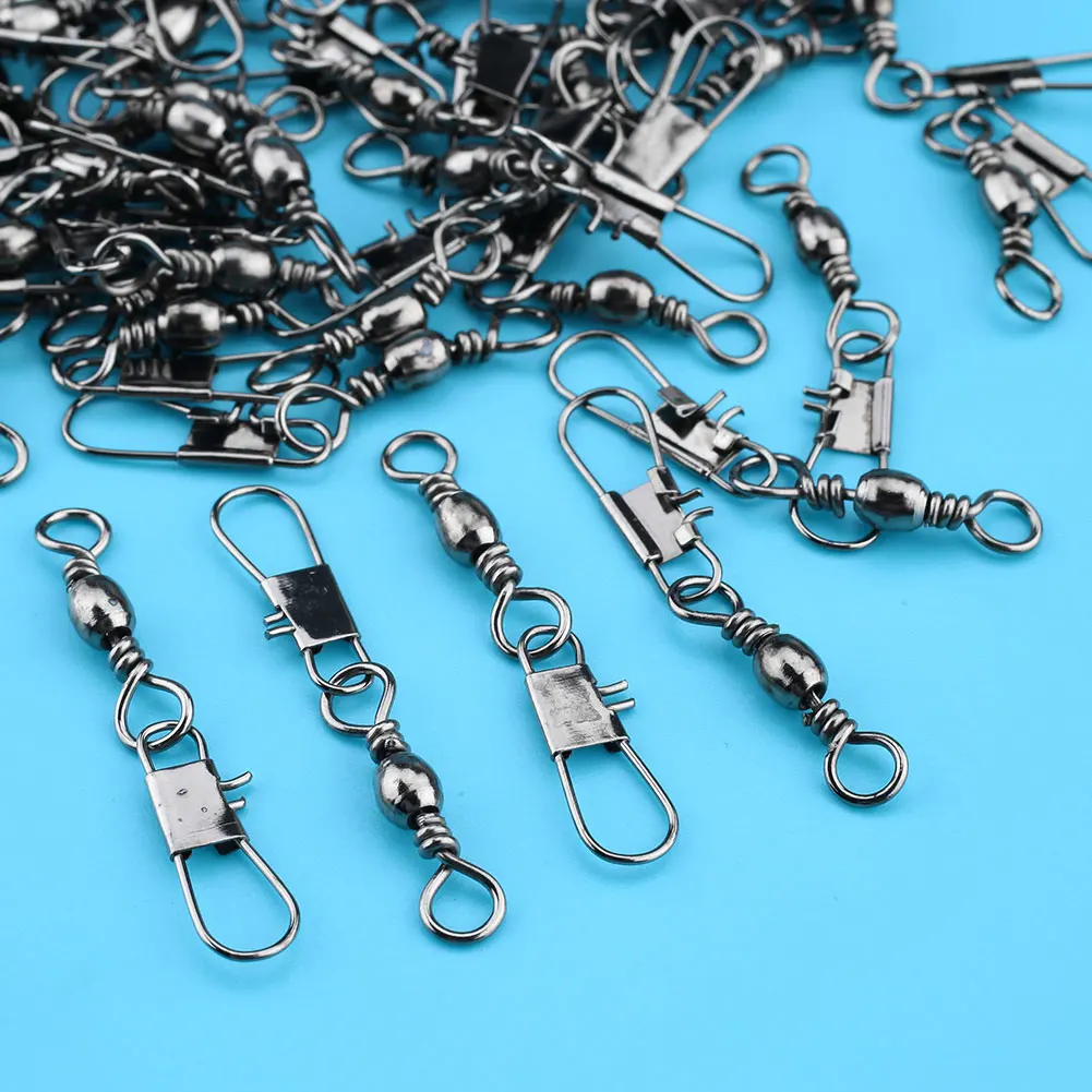 Pin вертлюжная Рыбалка Ссылка с 6# инструмент интерлок прочные крепежные кольца рыба аксессуар 100 шт