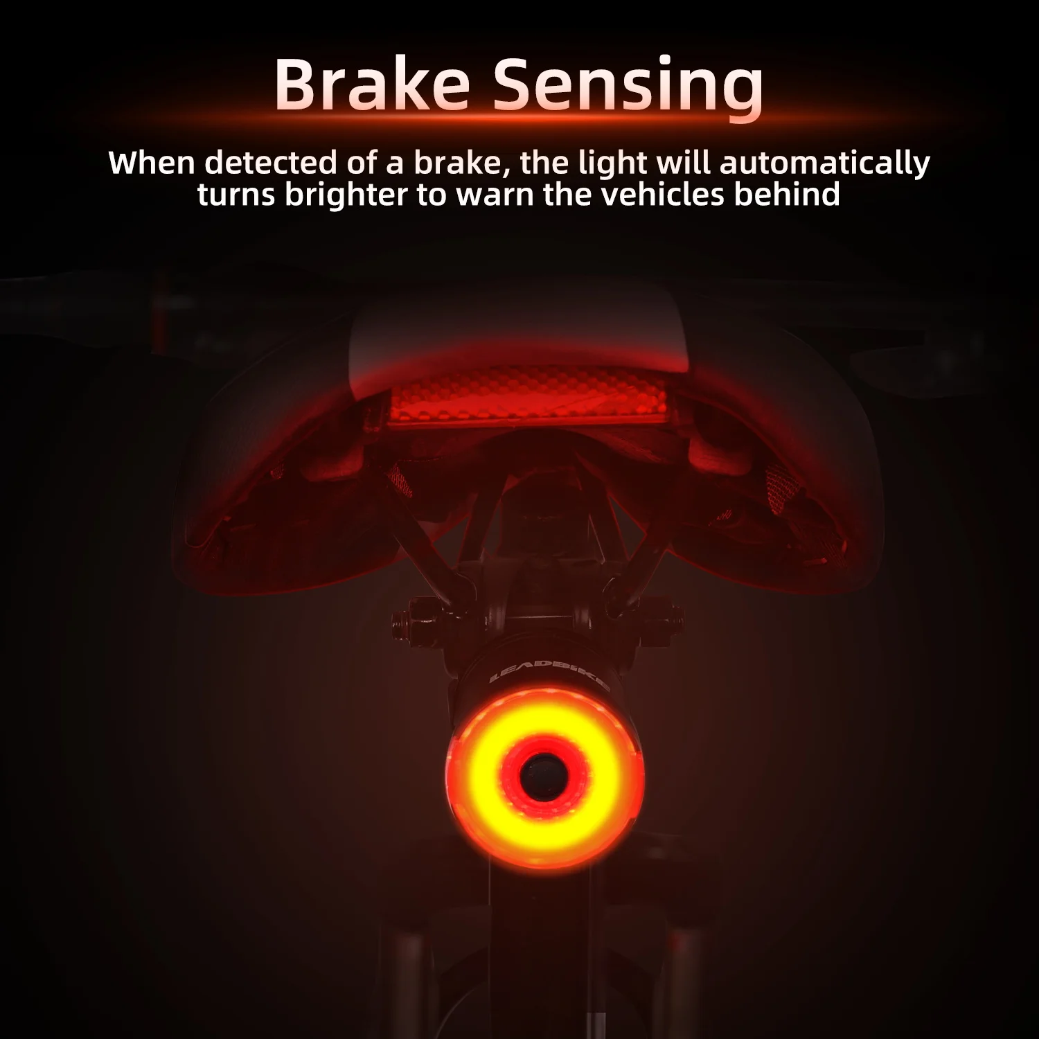 Online LEADBIKE Smart Bike Rücklicht Bremse Sensing Fahrrad Licht Radfahren Taschenlampe IPX6 USB Aufladbare Led Rücklicht Mtb Accesorios