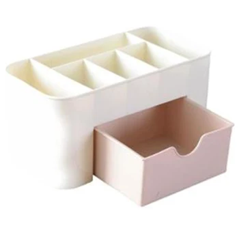 

Multi-Layer Storage Plastic Rack Desk Pen Holder Desk Supplies Storage Box