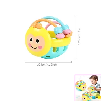 

Soft Bee Shape Baby Rattle Comfort Toy Children Educational Toy Looking for During for A Little Baby Teether
