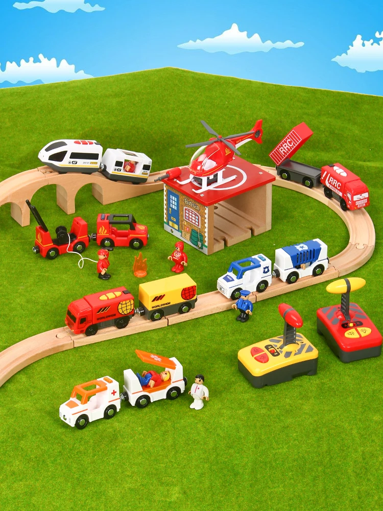 Mini Rc Car Remote Control RC Electric Small Train Toys Set Small Trains Toy Connected with 2