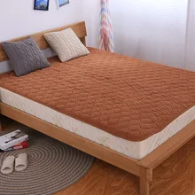 Коралловый бархатный матрас для кровати, теплый матрас, защитный коврик Simmons 1,5/1,8 m