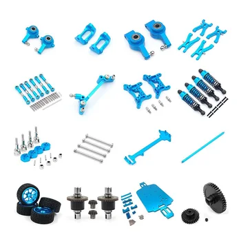 

1 Set Upgrade Parts Kit for 1/18 WLtoys A959-B A969-B A979-B K929-B Electric RC Car Off Road Buggy Metal Replacement,B