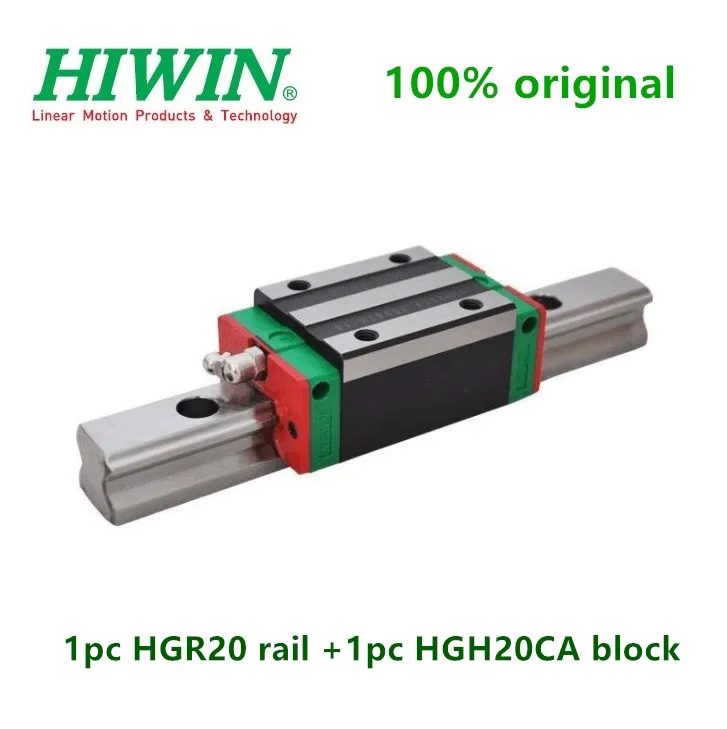1 шт. оригинальные Hiwin Линейная рельсовая направляющая HGR20 200 мм/300 мм/400 мм/500 мм/550