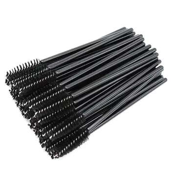

Environmentally Friendly Silicone Material Disposable Eyelash Brush Spiral Curling Eyebrow Brush Eyelash Comb