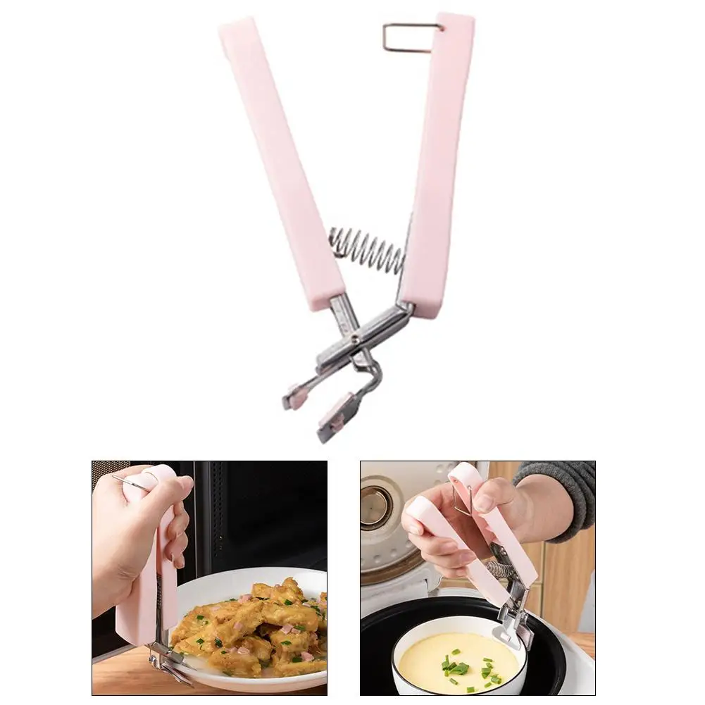 Multi insulated Cooking Nonslip Silicone Glove Dish Clip Anti Scald Kitchen Tool 