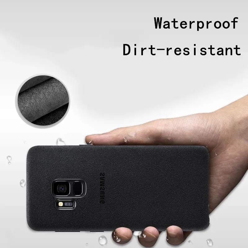 Чехол из натуральной кожи samsung Galaxy S9 S9 plus S9+ ALCANTARA роскошный Премиум чехол EF-XG960 EF-XG965