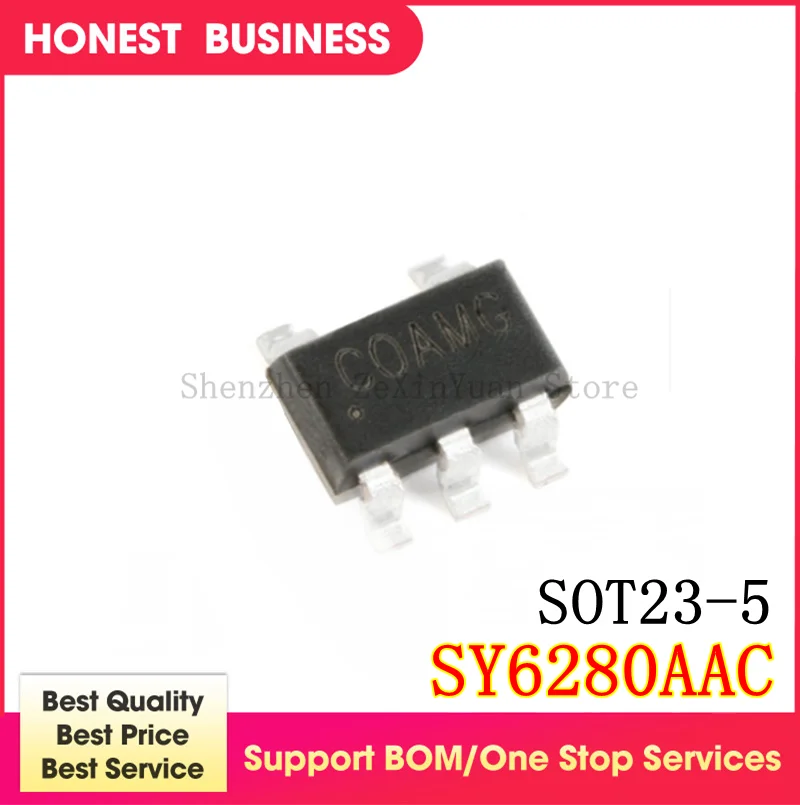 50 шт./лот SY6280AAC SY6280 CO3GL SOT23 5 защитный ограничитель тока|Аксессуары для наушников| |