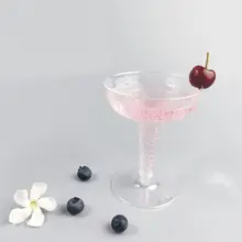 6 шт. 180 мл вечерние свадебные питания одноразовый Кубок Жесткий Пластик бокал для шампанского Стекло