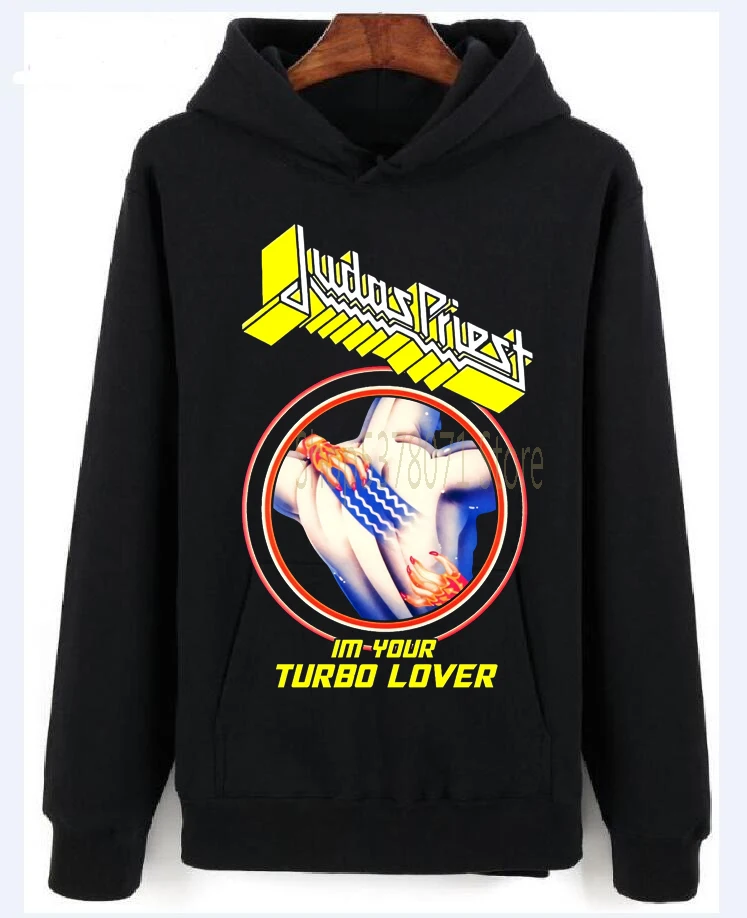 JUDAS PRIEST Turbo ver. 2 T-Hooddes свитер тяжелый металл хард рок Ян Хилл (Шварц) S-5XL Kurzenddes Топ t |