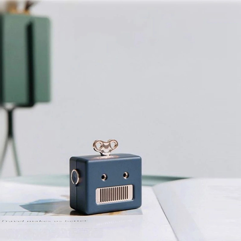 Полностью робот Bluetooth динамик беспроводной мини милый портативный сабвуфер креативный аудио для мобильного телефона подарок для девочек