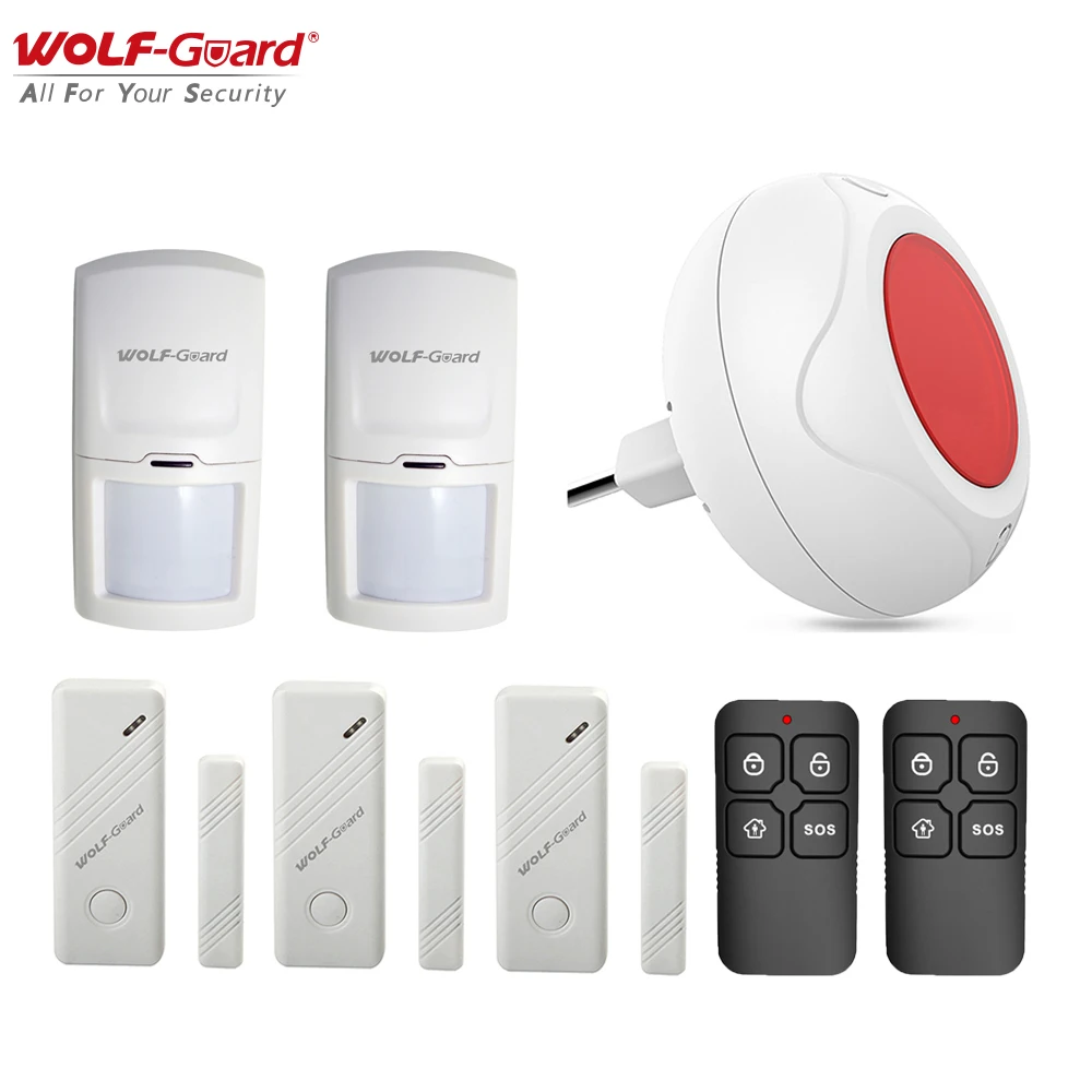 wolf-protetor-domestico-sem-fio-sistema-de-seguranca-domestica-com-mini-alarme-kit-diy-sirene-led-piscando-sensor-de-movimento-pir-detector-de-porta