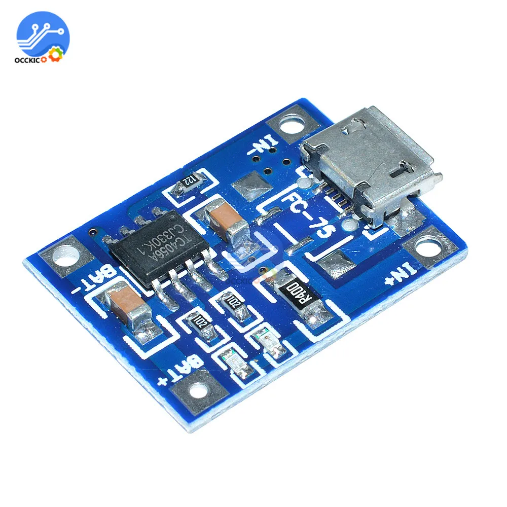 10 шт. TP4056 5В 1A USB литиевая батарея зарядная плата защитный модуль зарядного