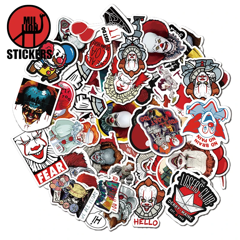 

25/50PCS Classic Movie It Chapter Two Stickers for DIY Luggage Laptop Skateboard Motorcycle Bicycle Car Stickers