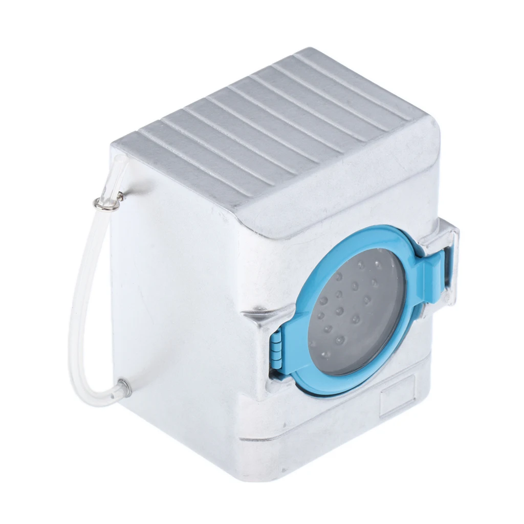 1:12 Scale Dollhouse Miniature White Washing Machine and Dryer, Alloy Material, Mini Doll House Decor Accessory