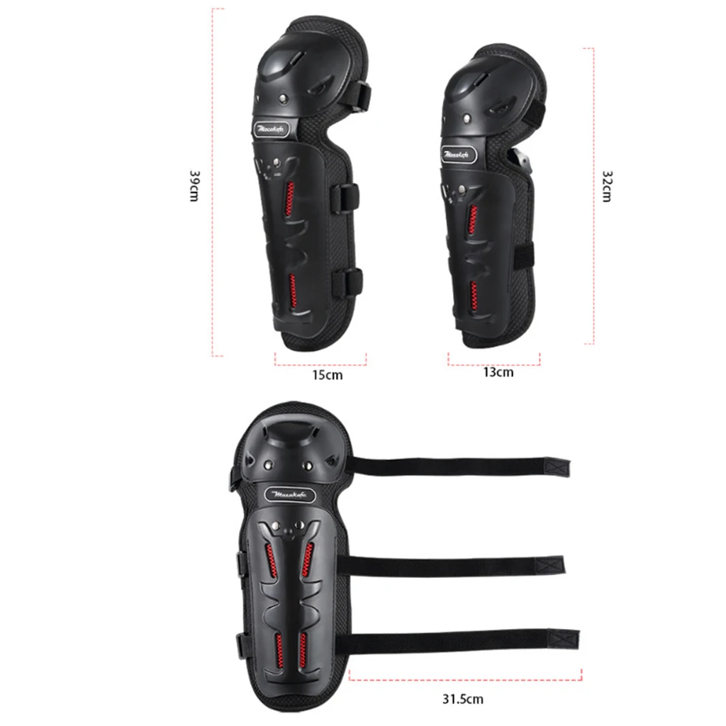 4x Motorcycle Elbow Knee Pad Men Protective Gear Knee Gurad Knee Protector Safty Equipment Gear Motocross Protective Accessory