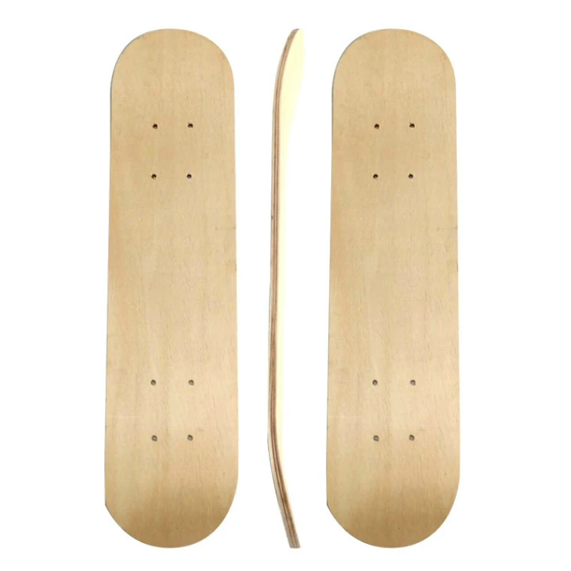 43cm Skateboard Deck Maple Skate Board Blank Adults Kids DIY Hand-painted Decorative Board Double Rocker skateboard accessories skateboard tools