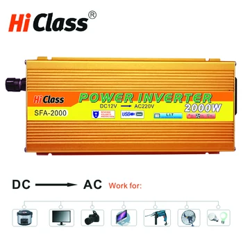 

Power Inverter 12v 24v 48v Modified sine wave inverter 1000W/2000W/3000W converter Dc12v to Ac220v Solar Car Voltage transformer