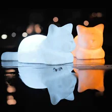 

Cartoon Cat Led Small Night Light Bedroom Bed Sleep Light Fine Ornaments Ambient Bedside Lamp Personalized Gift Lighting Luz B