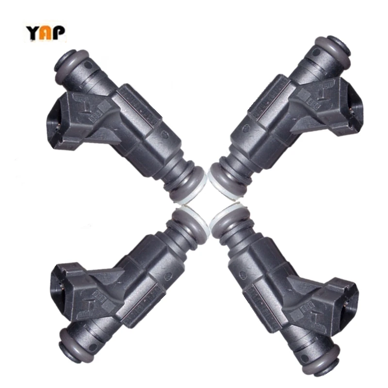 

NEW FUEL INJECTOR (4) FOR Volkswagen Beetle Golf Jetta 1.8L L4 0280156061 FJ889 06A906031BA 2001-2005
