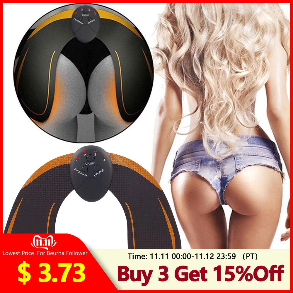 

EMS Smart Hip Trainer Electrical Muscle Stimulator ABS Fitness Buttock Muscle Exciser Butt Enlarger Lifting Slimming Massager