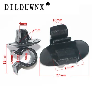 

DILDUWNX New 50Pcs Plastics Car Hood Support Rod Clamp Buckle For Dongfeng Peugeot 106 206 306 406 407 307