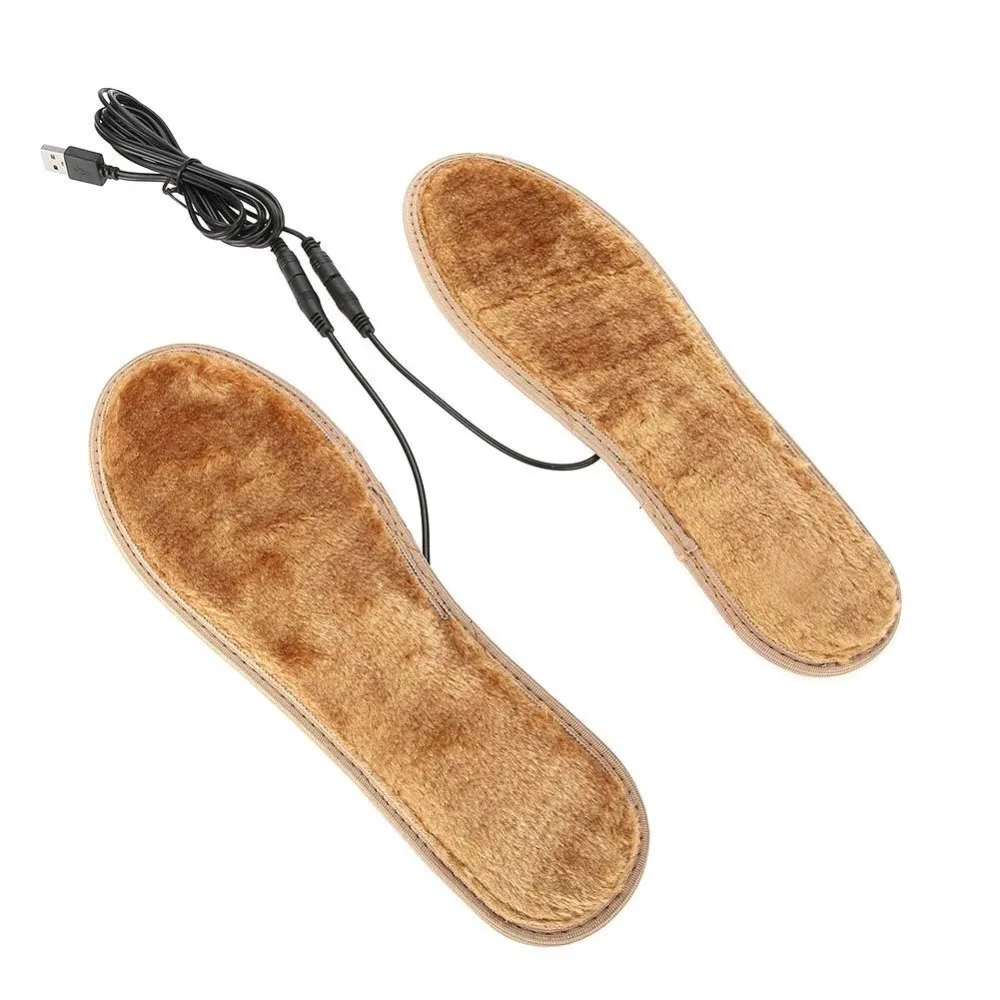 USB стельки с электрическим подогревом для ног, теплые ботинки, обувь, зимние уличные лыжные стельки для утепления, водонепроницаемые теплые перчатки