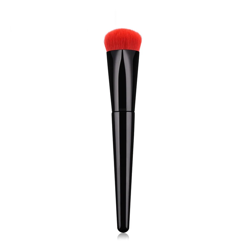 

Personality characteristics Heart-shaped cosmetic brush Black handle red bristle New High-end Cosmetic Tools