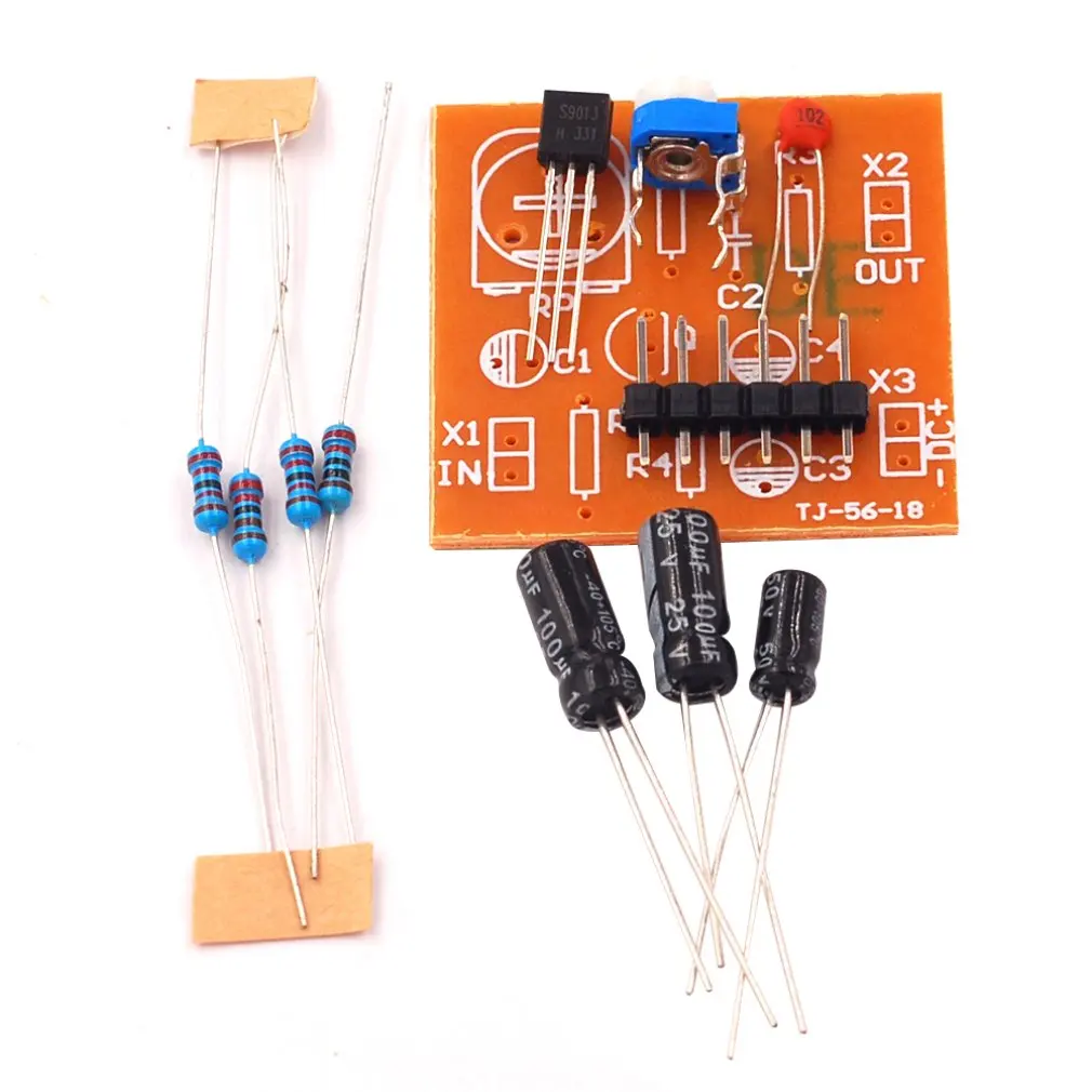 

Single Tube Amplifier Circuit Kit Partial Voltage Bias Circuit Transistor Amplification Electronic Production Experiment