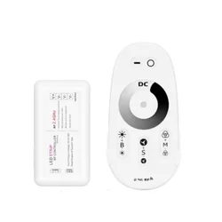 Profession Manual Knob and Wireless RF Remote Press Controller Dimmer for Single Color COB Led Strip Accessories