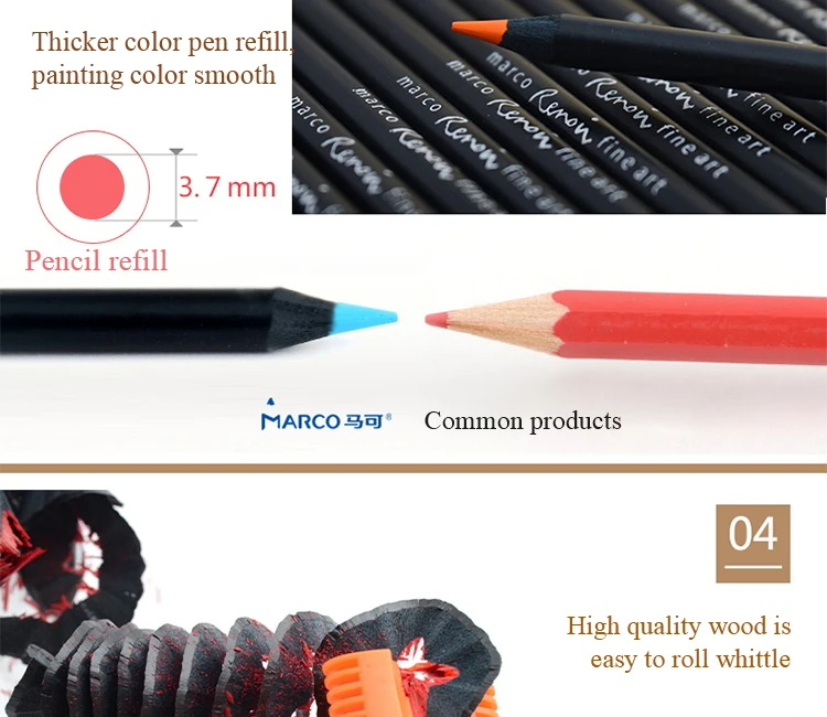 conjunto de lápis de pintura profissional, para desenho, material escolar