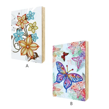 

DIY Flower Diamond Painting Kraft Paper Photo Album Picture Storage Case Kids Memory Picture Family Photo Holder New
