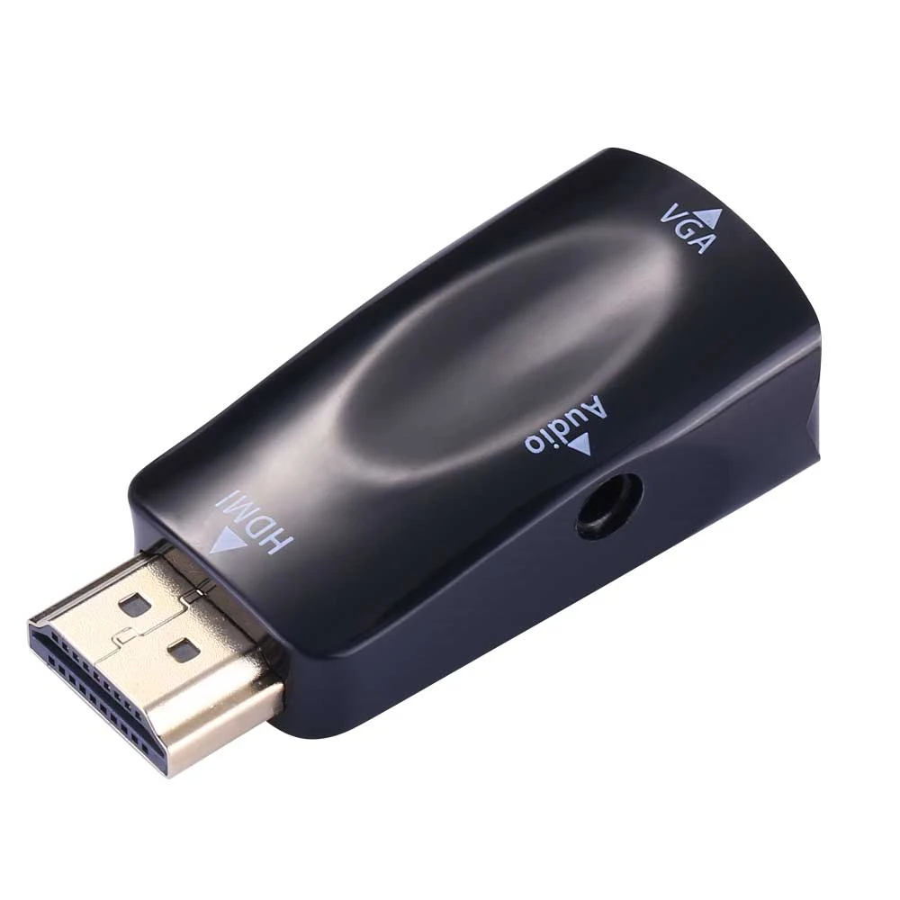HDMI a VGA Cavo Adattatore per Cavo Audio dal Convertitore Del Connettore Maschio a Femmina HD 1080