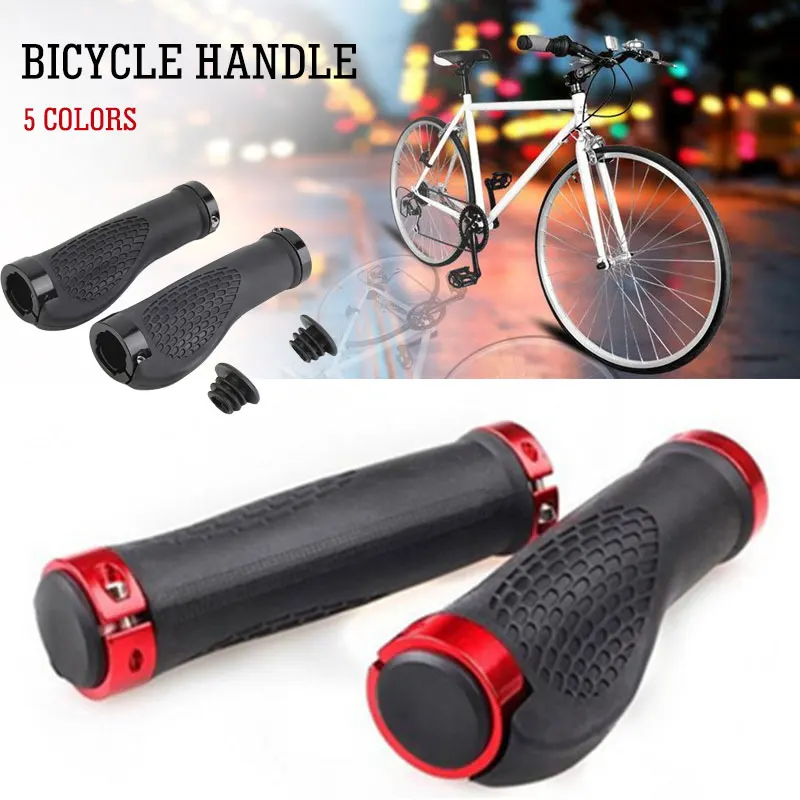 Durable Handgrip Bicycle Grip Aluminum Alloy Non Slip Folding Bike Highway Car Ergonomic Bicycle Handle Practical Tool Parts