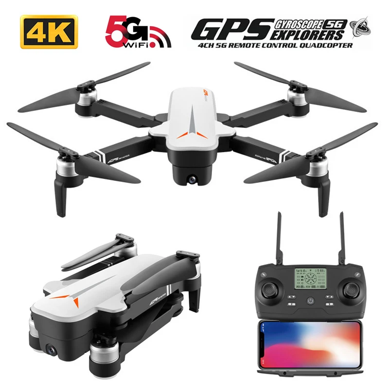 JTY 4K HD Камера дрона с дистанционным управлением 5G WI FI GPS бесщеточный Quadcopter