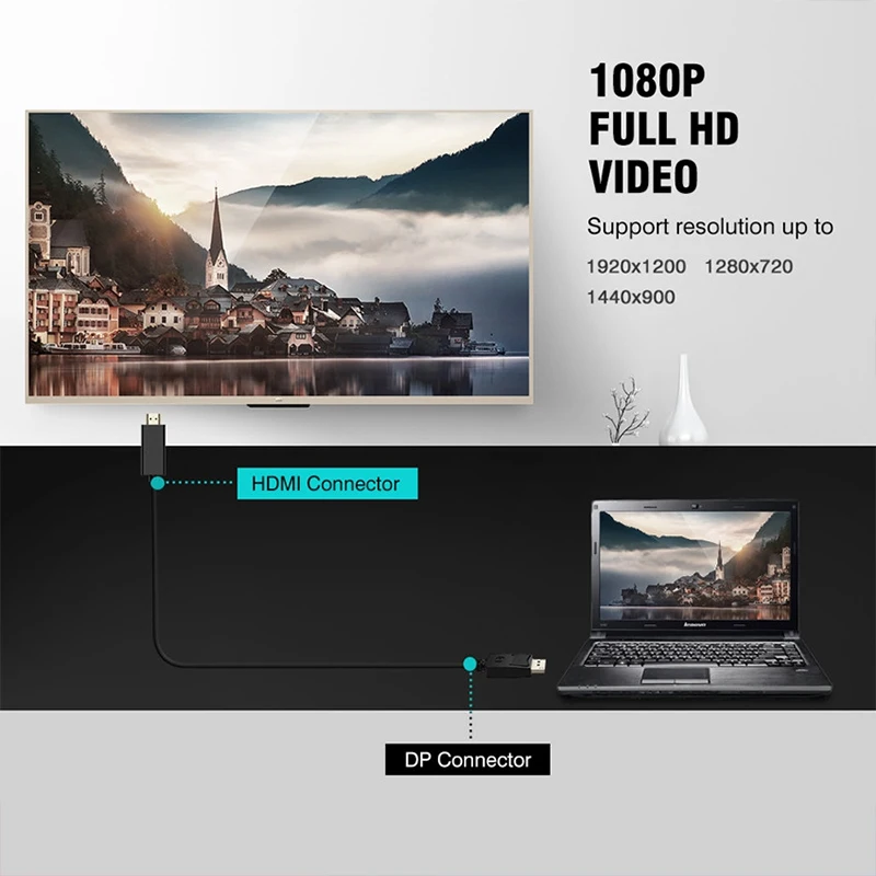 Кабель DZLST DP HDMI штырь для проектора ПК HDTV 1080P| |