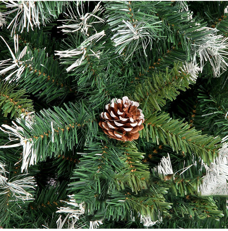 Strongwell Encryption Falling Snow Pine Cone Green Tree Mini Artificial Christmas Tree Decorations Christmas Decoration For Home