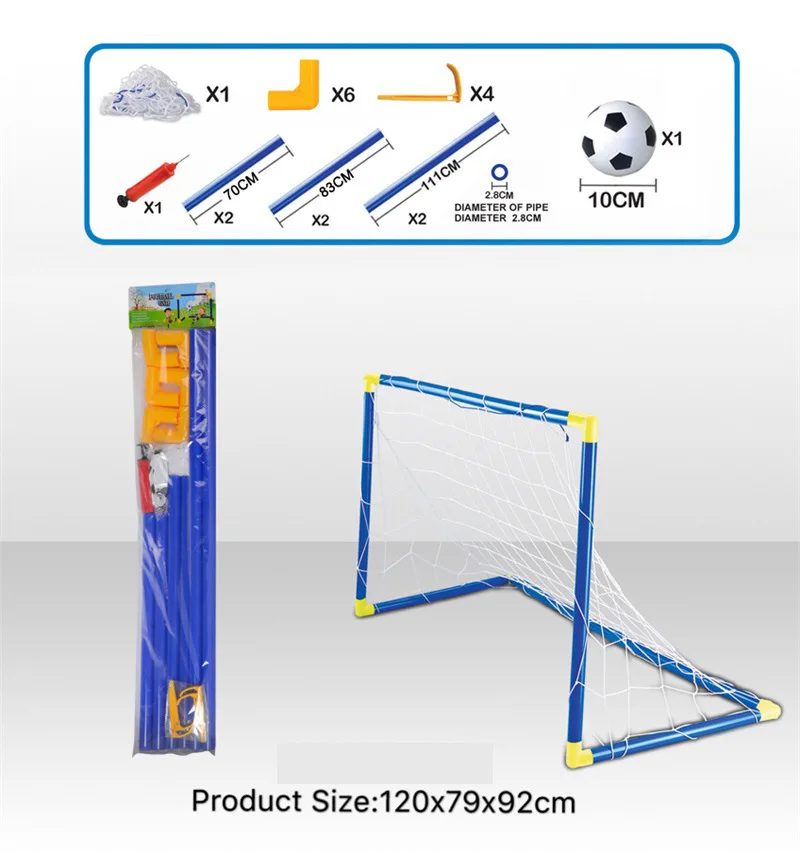 

Children Fitness Football Door Indoors And Outdoors Sports Casual Toy Convenient Storage Easy to Disassembly with Football Tire