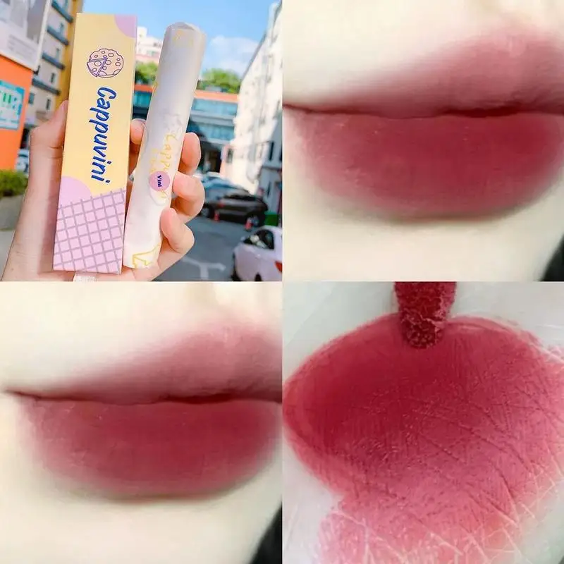 

Lip Gloss, High Value, Cute Cheese Velvet Soft Lip Glaze, Matte Matte Lipstick, Student Female Cheap White Cheese Sticks