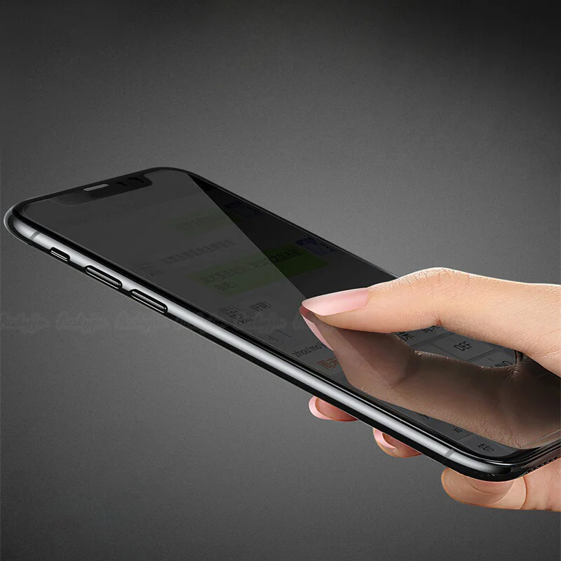 Антишпионское закаленное стекло для Apple iPhone X, новое стекло, Защита экрана для iPhone 7, 8, 6 Plus, XR, XS Max