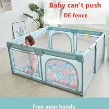 Детский игровой забор для детей 0-3 лет, безопасный Домашний детский игровой забор, легкий складной Манеж
