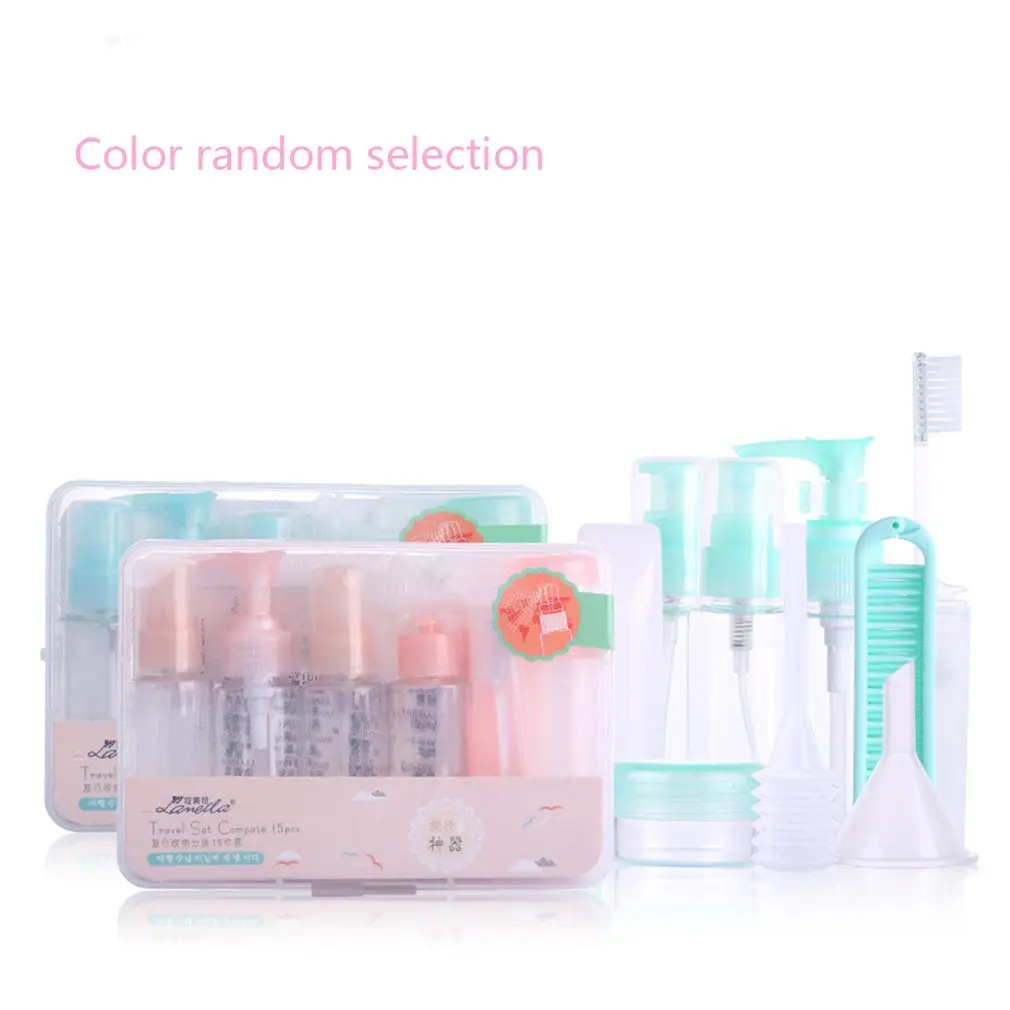 8pcs set Free Pump Empty Travel Bottle Cosmetic Cream Storage Bottle Portable Leak Proof Bottle Container 1