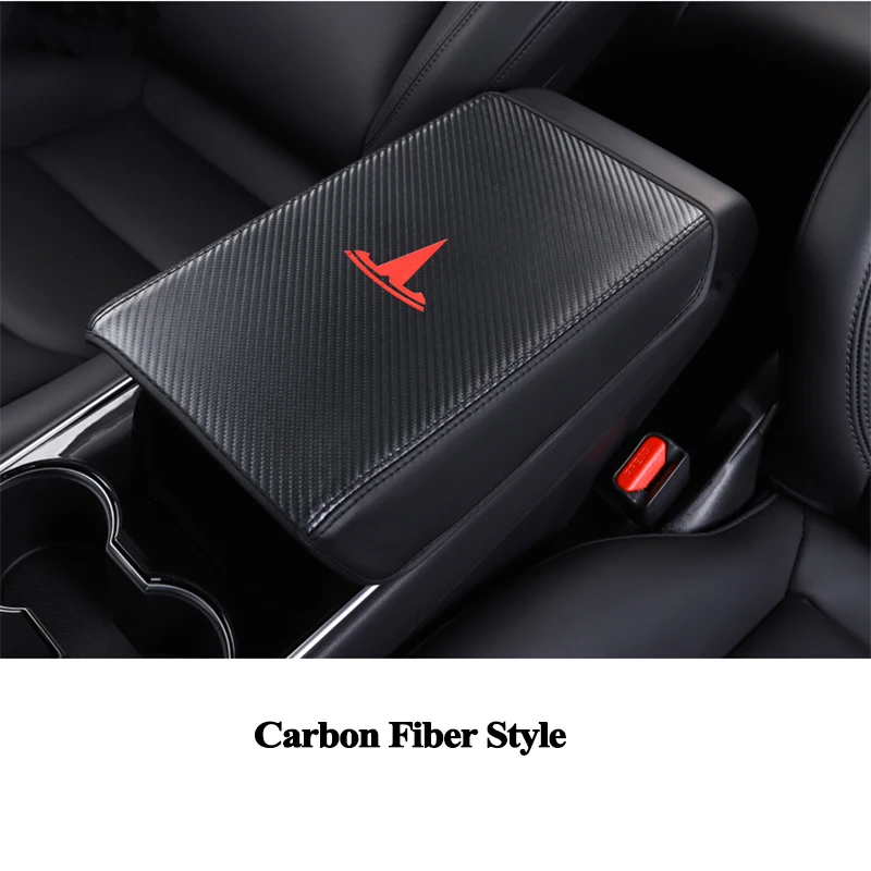 Leather Armrest Cover Cushion | Tesla Model 3 & Y