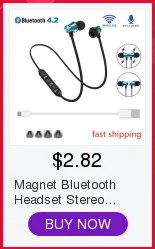 W1 Шейная bluetooth-гарнитура с микрофоном IPX5 водонепроницаемая Спортивная Беспроводная гарнитура Bluetooth мобильный телефон для iPhone xiaomi
