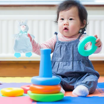 

1PC Baby Pacifying Towel Appeasing Toy Gum Soothing Towel Baby Saliva Towel