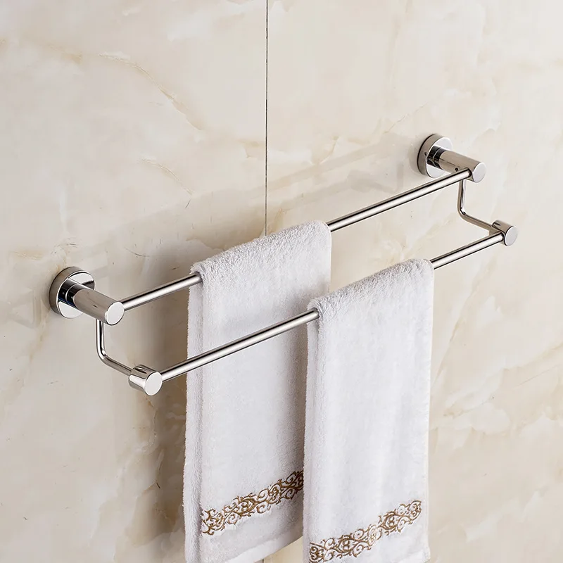 

Cross Border for Toilet Stainless Steel Towel Hanging Rod Hole Punched Towel Rack Sanitary Ware Towel Bar Manufacturers Wholesal