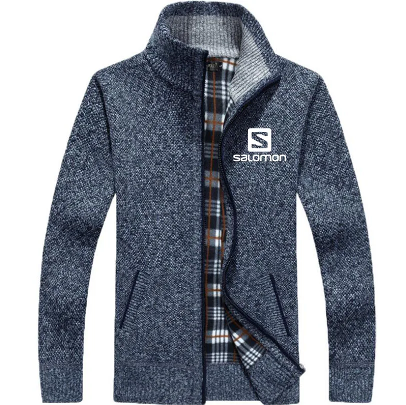 2019 New Sweater Men Salomon Autumn Winter SweaterCoats Male Thick Faux Fur Wool Mens Sweater Jackets Casual Zipper Knitwear 2019 New Sweater Men Salomon Autumn Winter SweaterCoats Male Thick Faux Fur Wool Mens Sweater Jackets Casual Zipper Knitwear