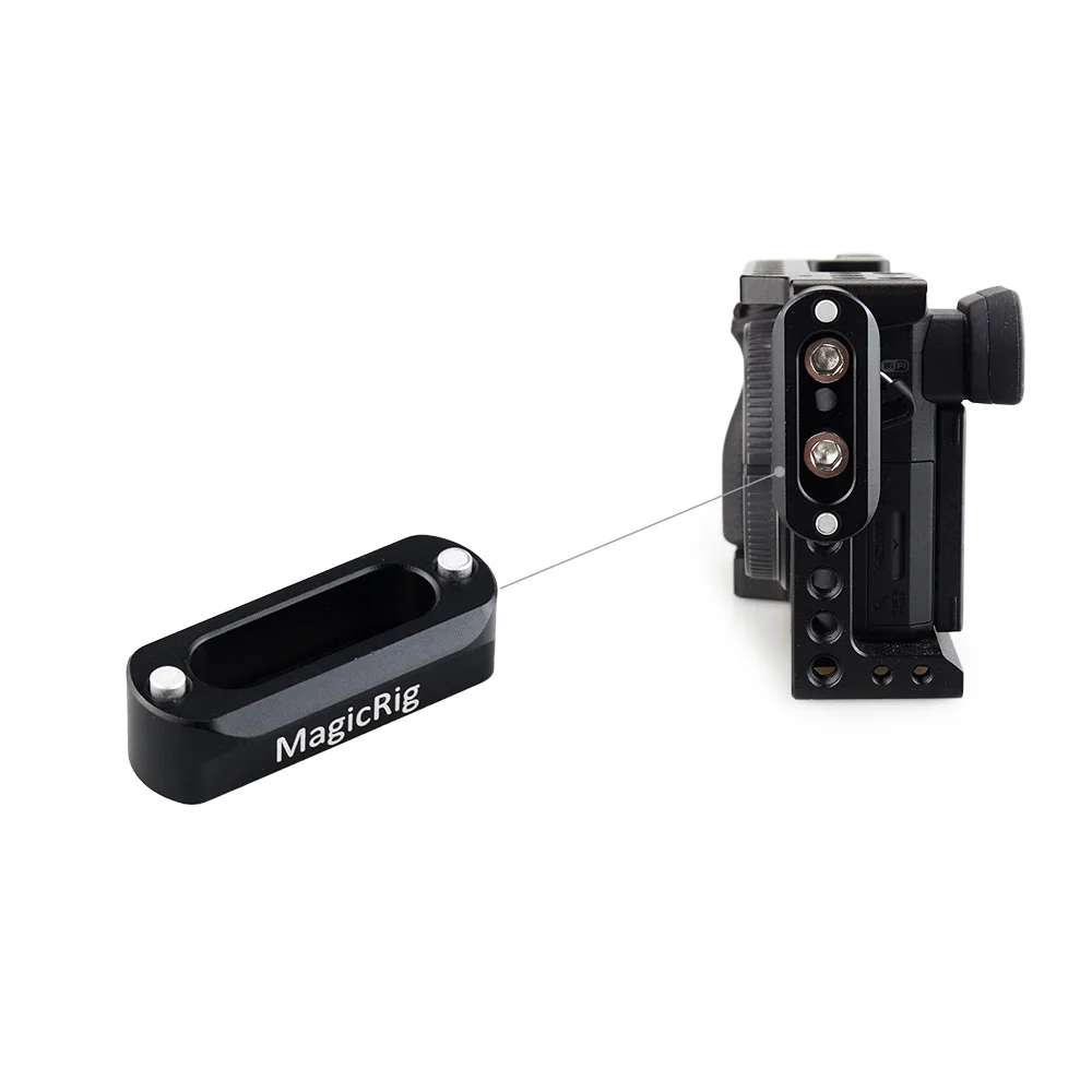 Magicrig Trilho de Segurança da Liberação Rápida Nato 70 mm 50 mm 48 mm para a Gaiola da Câmera de Dslr Punho da Nato com Screws Screws20 Parafusos Pino Anti-fora - Image 2