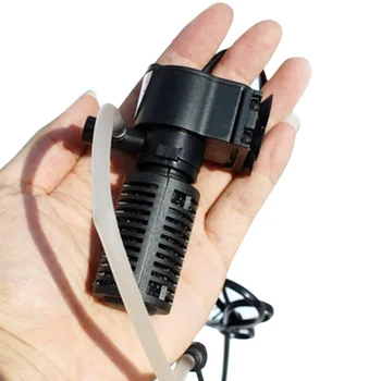 

Cheap Mini Pump for Aquarium Filter, 2W pump for sponge filtering + Water Flow+Air Increase, low price filter pump for fish tank