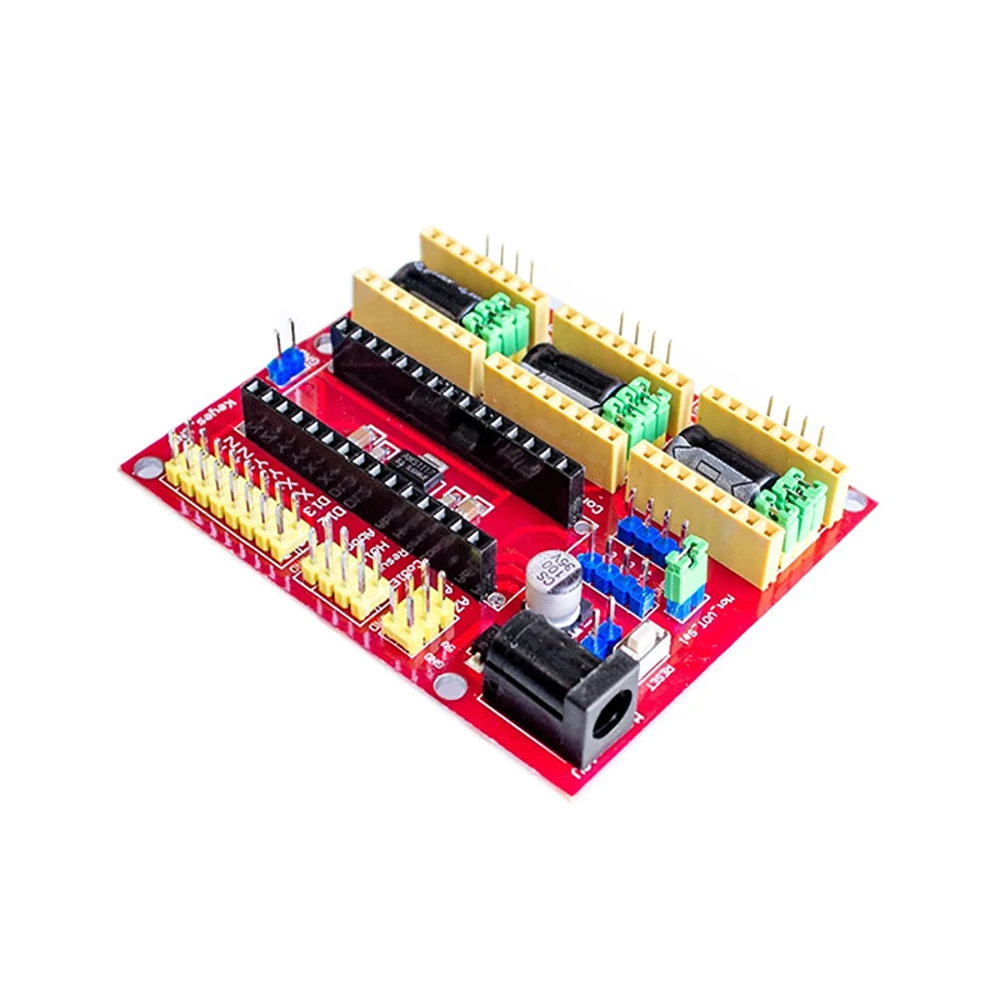 CNC Щит V4 щит v3 гравировальный станок/3d принтер/A4988 Плата расширения драйвера для arduino Diy Kit